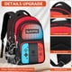 thumbnail image 5 of Mochila escolar TILYTADLY Gamer Boys 17 con lonchera y estuche para lápices, 5 of 8