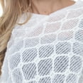 thumbnail image 4 of White Mark Poncho en Tricot à Franges pour Femme, Taille Unique, 4 of 5
