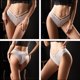thumbnail image 5 of Tangas con tiras de encaje para mujer, lencería Sexy con tiras cruzadas, Tanga, ropa interior HOMEMAXS MX13562672, 5 of 6