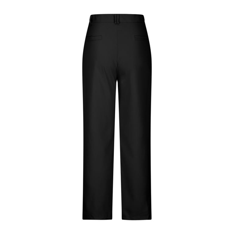 スラックス HUECLOSET D One Tuck Basic Slacks LURAKU】One tuck straight slacks / 1タックストレート