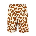 thumbnail image 4 of BRANROY Men's Casual Leopard Pattern Shorts - Breathable Sport Shorts for Men, Mens Athletic Shorts and Gym Shorts for Summer,Brown,2XL, 4 of 4