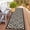 Black&beige-2.5' x 8' (Rectangular), variant on Outdoor Rug For Patio Clearance 5'x8' Waterproof Mat Reversible Plastic Camping Rugs Rv Porch Deck Camper Balcony Backyard Black & Gray