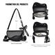 thumbnail image 3 of Bolsa De Sillín Crossbody Bandolera Moda Vintage Para Dama Xtellar negro, 3 of 3