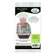 Create-a-Basket 30"x22" Cello Transparent Bags, 2 Count