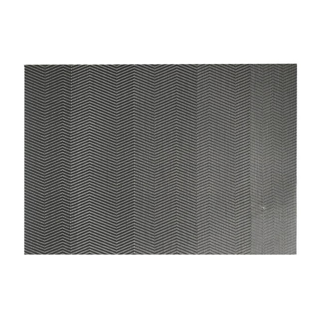 Mantel Individual Mainstays 30x45 cm Rayas Rectangular Gris