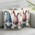 thumbnail image 2 of Outdoor Throw Pillow Cover Cute Waterproof Cushion Pack Colorful s on Burlap Pillow Cases Home Decoration for Patio Garden Couch Sofa, 2 of 6