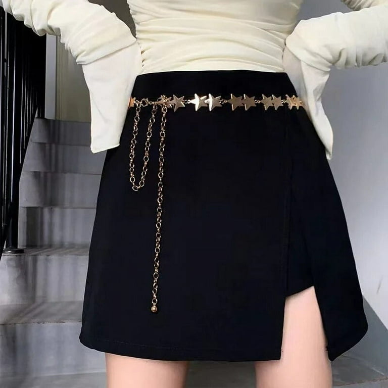 JLMMEN Metal Star Belt for Women Fashion Casual Luxury JLMMEN Metal Star Belt for Women Fashion Casual Luxury