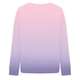 thumbnail image 4 of Durtebeua Sweatshirts For Women Loose Fit Plus Size Long Sleeve Shirt Soft Lightweight Loose Tops, 4 of 5