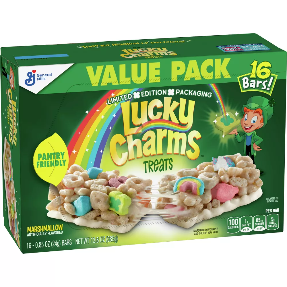 Lucky Charms Marshmallow Flavored Bars 16ct
