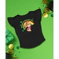 thumbnail image 2 of Tstars Paw Patrol St Patricks Day Skye Lucky Ruffle Toddler Girls Ruffle Sleeve Top 3T Black, 2 of 5