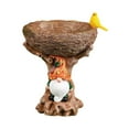 thumbnail image 2 of HomeDM Clearance! Outdoors Bird Baths Resin Sunflower Birdbath, Large Bird Bath Bowl Garden Statue Basin, Bird Feeding Station for Yard, 2 of 6