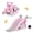 Pink, variant on CIPACHO 4-in-1 Toddler Slide and Rocking Horse Playset with Basketball Hoop, Kids Indoor Outdoor Play Equipment, Blue