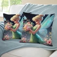 thumbnail image 3 of YOUYONGZHI Tinkerbell Tinker Bell-themed plush velvet Pillow Cover Case Gifts Pillowcase Home Decorative Throw Cushion Birthday Present Fans Lover, 3 of 6
