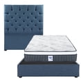 thumbnail image 1 of Colchón Matrimonial Cardona + Box Base Cama + Cabecera Capri Azul Denim, 1 of 8