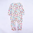 thumbnail image 4 of Odeerbi Baby Girls Boys Clothes Newborn Infant Footie Rompers Autumn Zipper Long Sleeve Romper, 4 of 9
