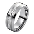 thumbnail image 2 of .20 Carat T.W. Diamond Tungsten Carbide Men's Wedding Band (HI-I2), 2 of 6