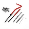 thumbnail image 1 of Outil de Filetage, Ensemble Pratique d'Inserts de Réparation de Filetage 25Pcs Pratique Durable pour les Alliages Non Ferreux pour les Machines de Traitement, 1 of 8