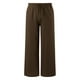 thumbnail image 4 of Pantalones anchos de cintura alta para mujer - Elásticos con cordón, pantalones informales con bolsillos, 4 of 5