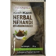 Pack Of 5 - Patanjali Herbal Mehandi Natural Brown - 20 Gm (1 Oz)