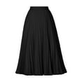 thumbnail image 3 of Pleated Midi Skirt For Everyday Casual Wear For Summer And Versatile Styling Options Cow Print Skirt Long Skirts for Girls Scrub Skirt Womens Denim Skirt Lace up Skirt Mobile Home Skirting Mini Skirts, 3 of 4