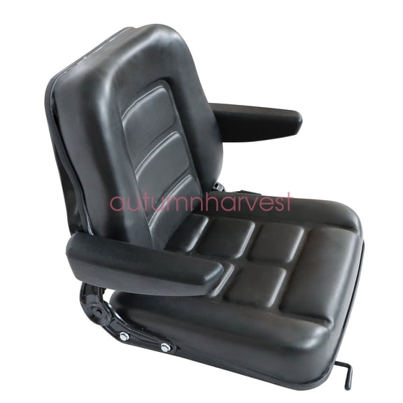 Universal Lawn Mower Tractor Seat Forklift Seat Adjustable With Armrest