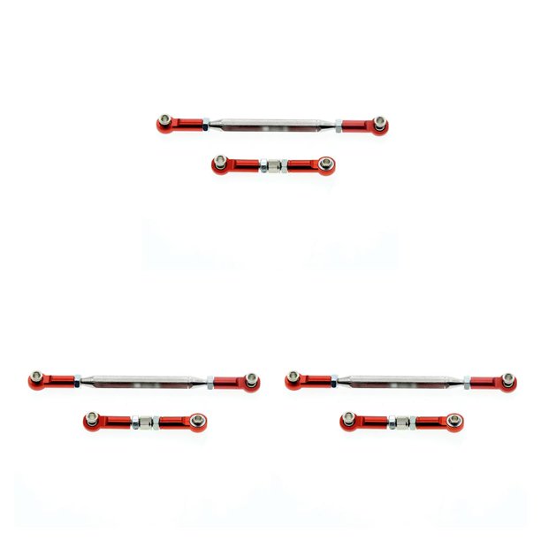 Vogacara 2 uds extremos de barra de tracción de brazo de enlace de dirección de Metal 1/12 modificación de camión de escalada sobre orugas reemplazo Type1 NO1 Vogacara CBP190603