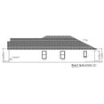 thumbnail image 5 of 556-14292: Traditional 3 Bed, 2 Bath Luxury Home Plan, 1429 Sq Ft: Full Blueprints with License to Build by Home Plan Marketplace - Lesuto, 5 of 6