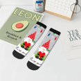 thumbnail image 7 of Pofeuu Merry Christmas Gnome1 Print 30cm Socks, Adult Running Hiking Socks for Youth and Adult, 7 of 7