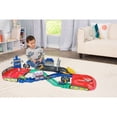 thumbnail image 4 of VTech Go! Go! Smart Wheels Checkered Flag Motorized Track Set with Accessories, Baby and Toddler Toys, 4 of 14
