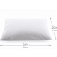 thumbnail image 2 of Ultra Silk Like Beauty Pillow Cover - Blend of 85% Nylon and 15% Spandex Means This Cover Is Designed to Keep Hair Tangle Free and Helps Skin - Bonus Matching Hair Scrunchie, White, Standard, 2 of 5