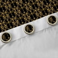 thumbnail image 4 of Feelyou Boho Dragonfly Black Out Curtains, Damask Flower Curtains Pack of 2 (42x63 Each), 4 of 6