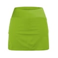 thumbnail image 4 of GEWSEY Skorts for Women Plus Size Dressy Casual Athletic Golf Tennis Short Skirts 2025 Summer Skort with Pockets Light Green, 4XL, 4 of 4