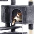 thumbnail image 4 of Cat Tree Yaheetech de 1,78 m de altura, varios niveles, con condominio y rascador, 4 of 9