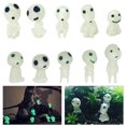 thumbnail image 4 of Muyoka Accesorios de jard铆n de hadas que brillan en la oscuridad, 谩rbol, elfos, decoraci贸n de jard铆n, fantasma luminoso en miniatura, kit de 10 piezas para micro gnomos de paisaje, decoraci贸n de jard, 4 of 7