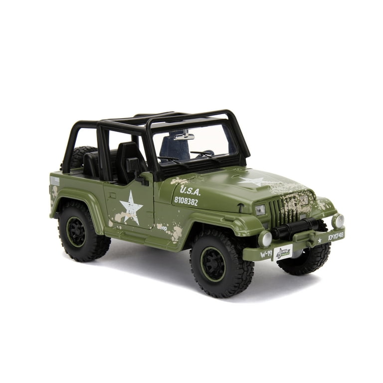 Jadaジェイダ/'92 Jeepジープ Wranglerラングラー 1/24 Jada Toys Just Trucks 1:24 Scale 1992 Jeep Wrangler Diecast