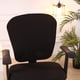 thumbnail image 4 of Suave Elástico Comedor para Oficina Del Hotel Silla de La Computadora Cubierta Negro, 4 of 9