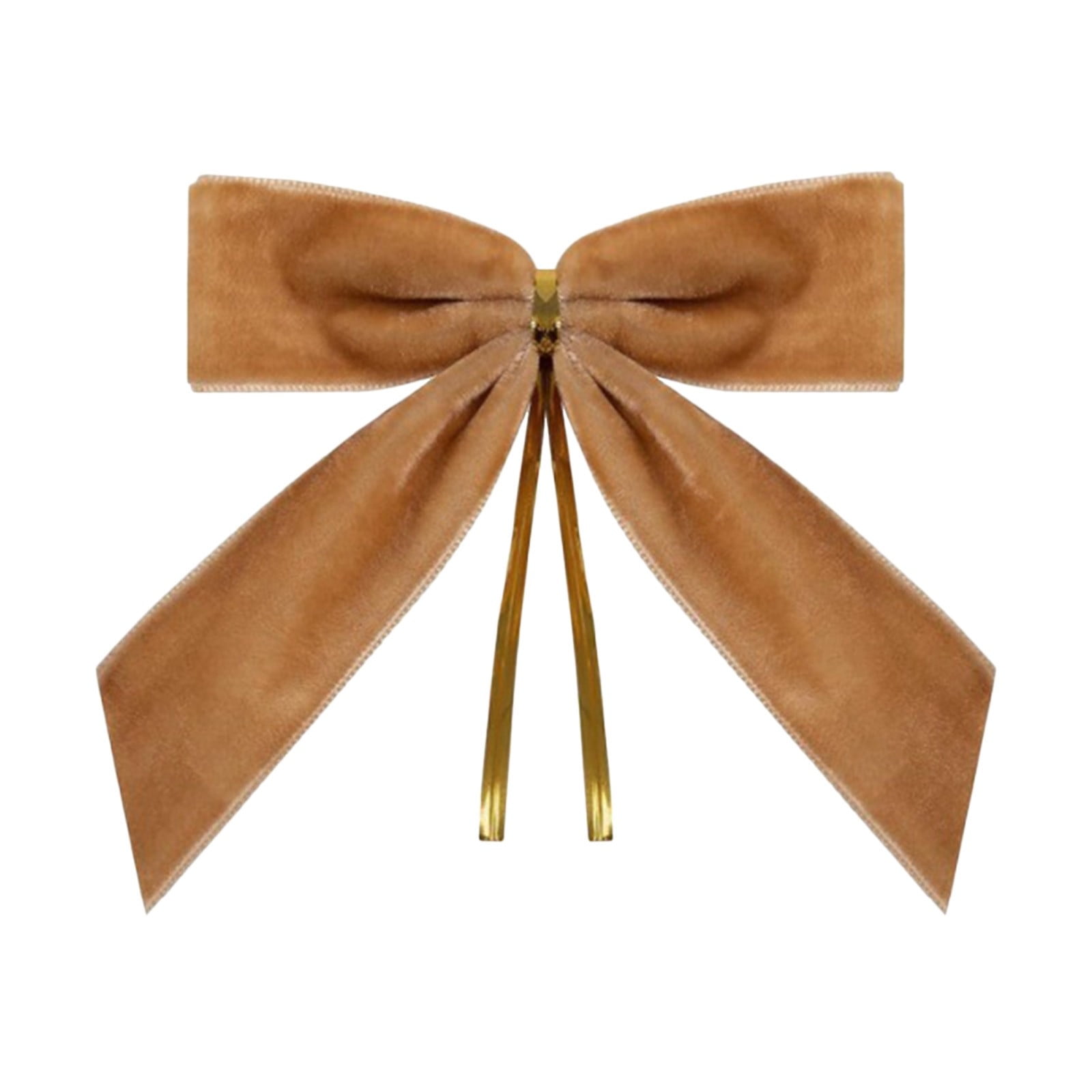 24pcs Velvet Christmas Bows for Christmas Tree Wreath Gift Wrap Crafts Wedding Party Bows for Snack Baking Candy Bags Home Decoration 3.54inx3.54in