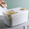 thumbnail image 6 of MOPOOR Extra Large Bulk Food Storage Containers with Airtight Lids for Flour, Sugar, Rice, Cereal & Pasta - Leakproof, BPA-Free Plastic Canisters for Kitchen & Pantry Organization, 6 of 9