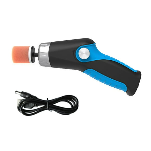 60W Car Buffer Polisher 15000RPM Variable Speed Polishing Machine Waxing Scratch R-epair Sealing Tool USB Powered Operated Built-in 2000mAh High Capacity Rechargeable Cell with 3 Diverse Bru