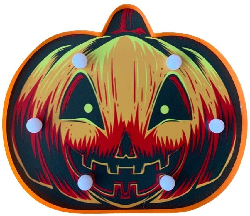 Halloween Pumpkin LED Lights Hanging Decorative Battery Operated，JackO