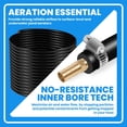 thumbnail image 5 of Premium 328 Foot 3/8" Aeration Hose - Weighted Design with 4 Copper Menders & Stainless Steel Clamps, 5 of 8