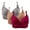 Hot Red, variant on Summer Savings Clearance! Yievot 3Pcs Women's Soft Everyday Bralette Pack, Wireless Breathable Causal Bra For Woman, 3-Pack Solid Push Up Bra