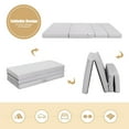 Gymax 4'' Queen Size Foam Folding Mattress Sofa Bed Guests Floor Mat