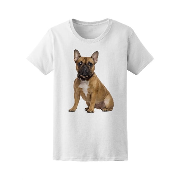 French Bulldog Looking At Camera Tee Women's -Image by Shutterstock