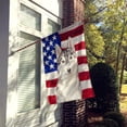 thumbnail image 2 of Patriotic USA Siberian Husky House Flag, 2 of 4