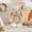 Khaki, variant on Uutvery Bunny Easter Doll, 11.81in Furry Rabbit Plush, Soft Stuffed Animal for Easter Decoration, Cuddly Gift