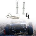 thumbnail image 5 of Almencla 2x RC Body Post Aluminum Shell Holder Mounts for 1/12 1/14 Crawler Car Truck argent, 5 of 7