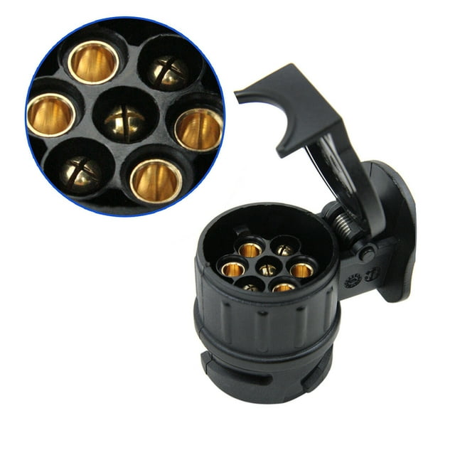 SHISUYAN Trailer Adapter 13 To 7 Pin Trailer Adapter Trailer Wiring Connector 12V Towing Plug N Type