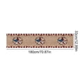 thumbnail image 3 of Sokhug Independence Day Table Runner - 71x13in Star Pattern Placemat for Dining, Multicolor E, 3 of 6