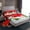 Red White, variant on Homewish Cartoon Christmas Snowman Twin Sheet Sets,Merry Xmas Twin Fitted Sheet,Red White Flat Sheet For Girl Boys Kids,Super Cozy Room Decor,3pcs